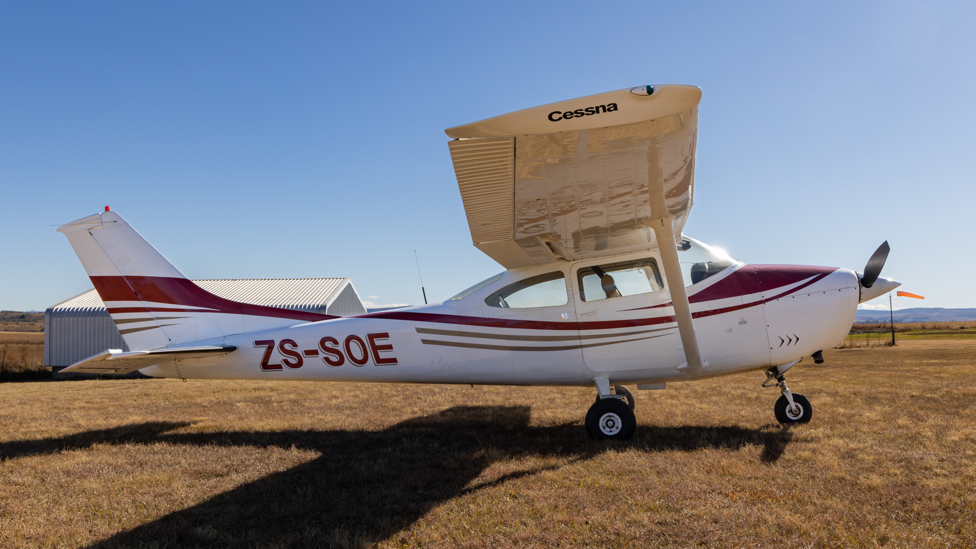 ZS-SOE aircraft